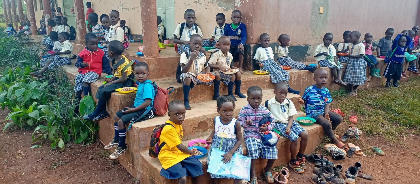 Smiling children supported by the ministry
