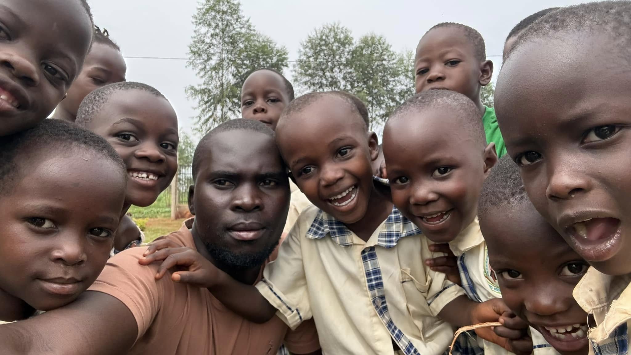 Children at the program learning to hope again