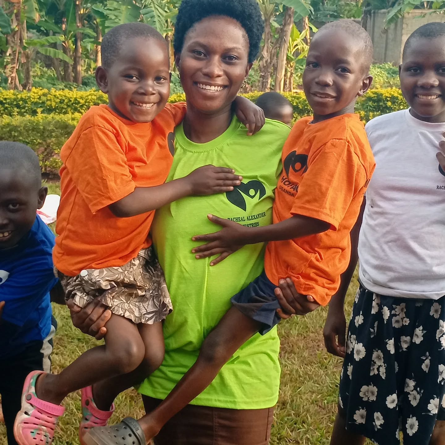 A child receiving loving, attentive care