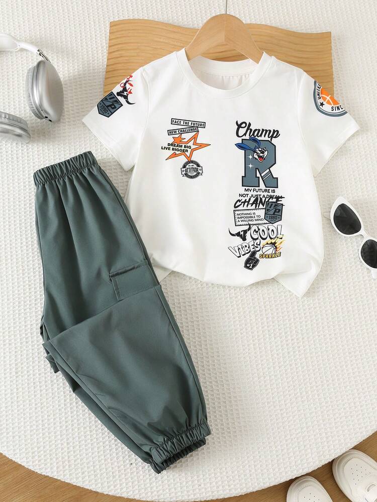 School uniform shirt and pants