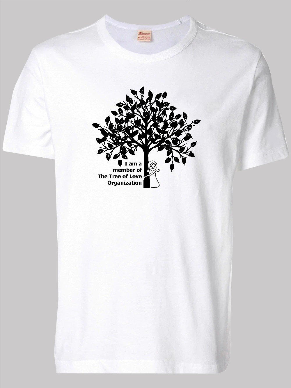 T-shirt with the Hope for AIDS Orphans logo